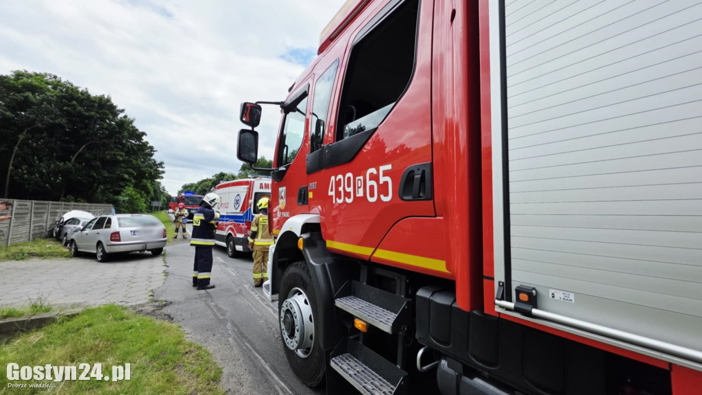 Wypadek na drodze krajowej nr 12 w Piaskach