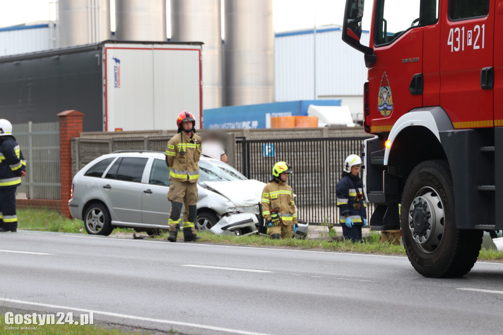 Wypadek na drodze krajowej nr 12 w Piaskach