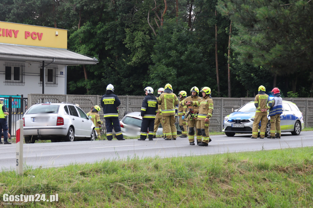 Wypadek na drodze krajowej nr 12 w Piaskach