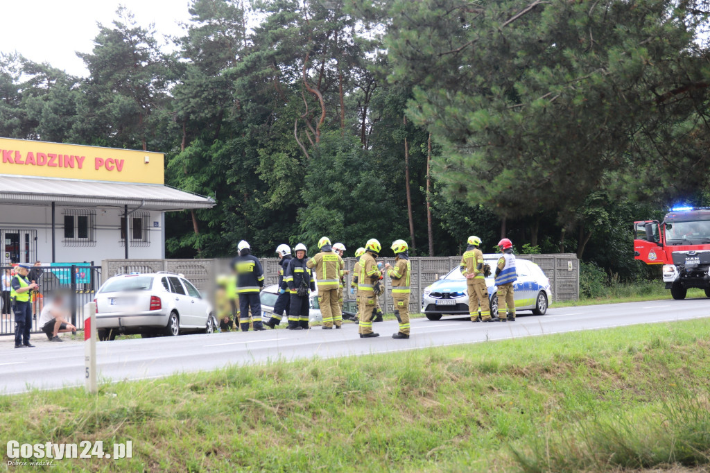 Wypadek na drodze krajowej nr 12 w Piaskach