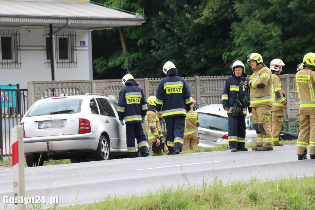 Wypadek na drodze krajowej nr 12 w Piaskach