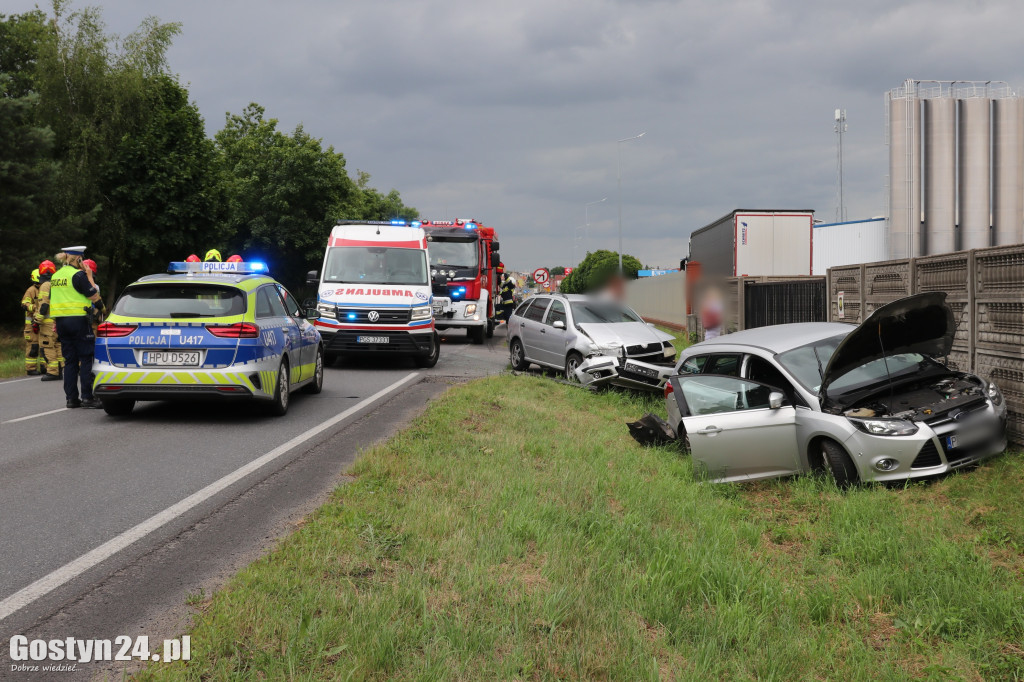 Wypadek na drodze krajowej nr 12 w Piaskach