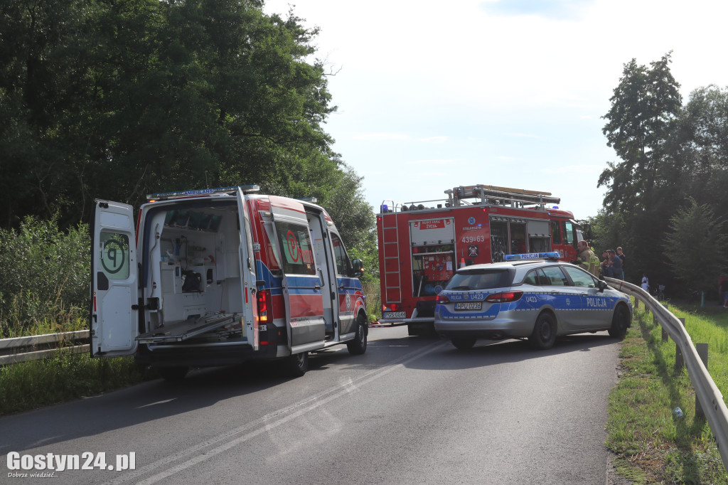 Dramatyczny wypadek an trasie Karzec-Pudliszki