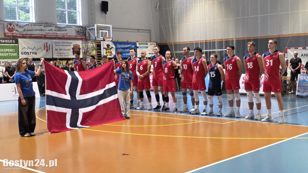 Mecz Norwegia-Dania w gostyńskim LO