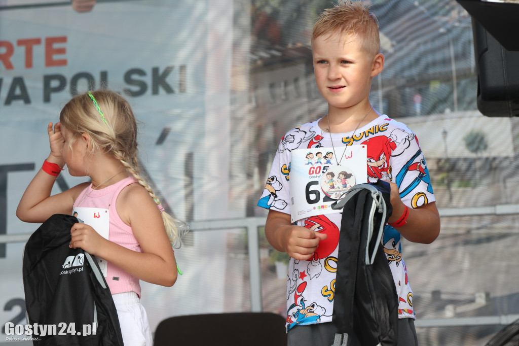 Biegi dzieci podczas GO5 - Gostyń