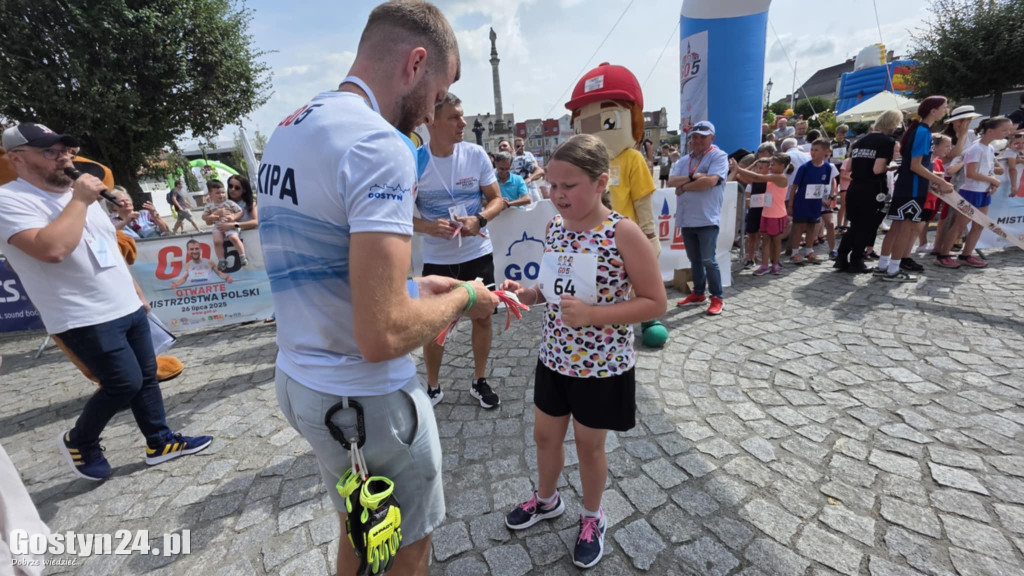 Biegi dzieci podczas GO5 - Gostyń
