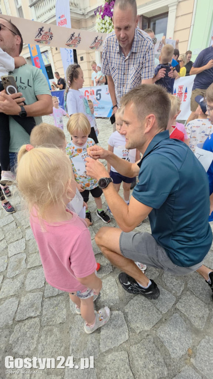 Biegi dzieci podczas GO5 - Gostyń