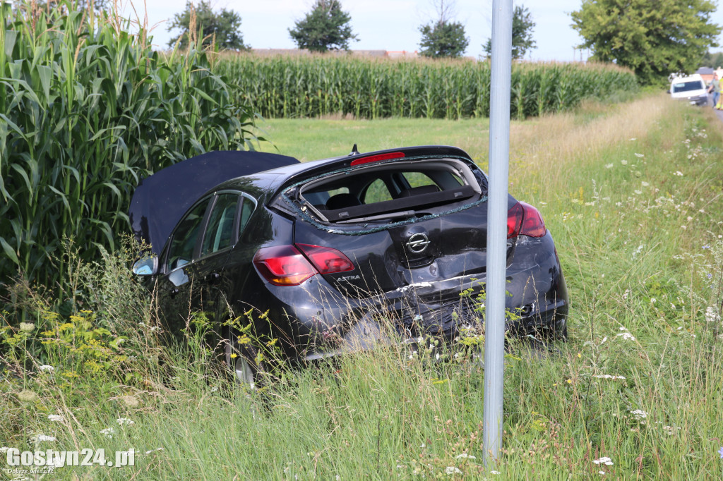 Zderzenie dwóch samochodów na trasie Szelejewo Pierwsze-Lipie