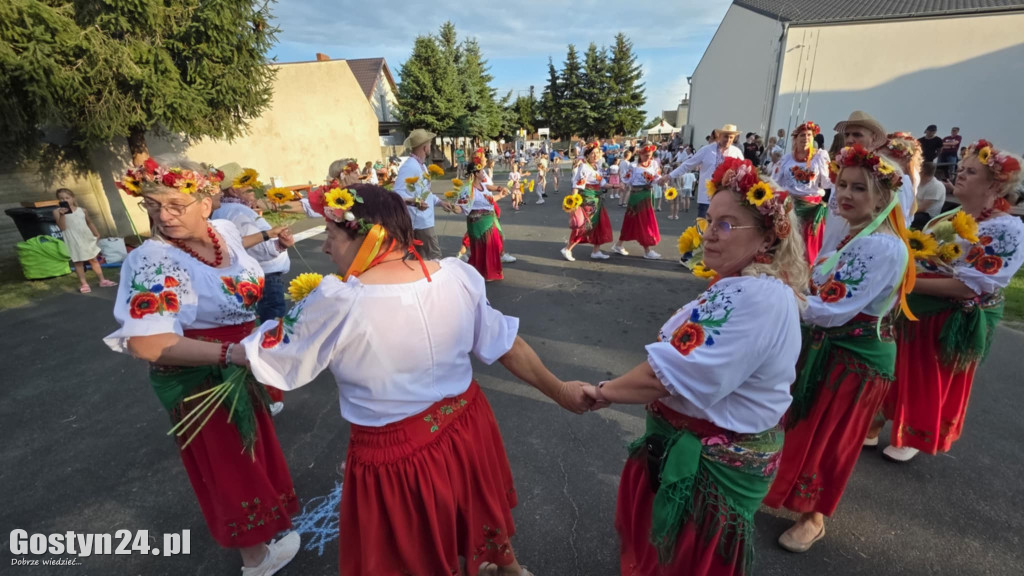 Dożynki w podgostyńskiej wsi Brzezie