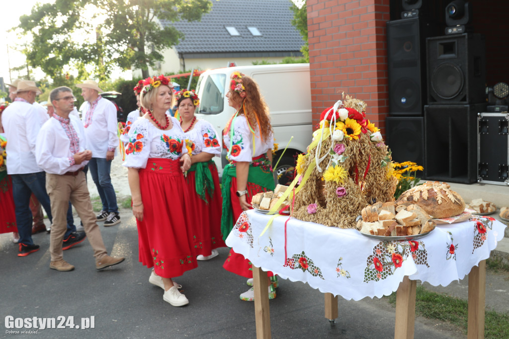 Dożynki w podgostyńskiej wsi Brzezie