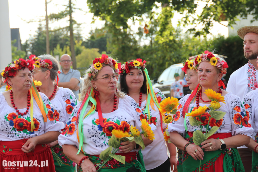 Dożynki w podgostyńskiej wsi Brzezie