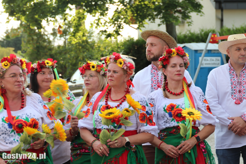 Dożynki w podgostyńskiej wsi Brzezie