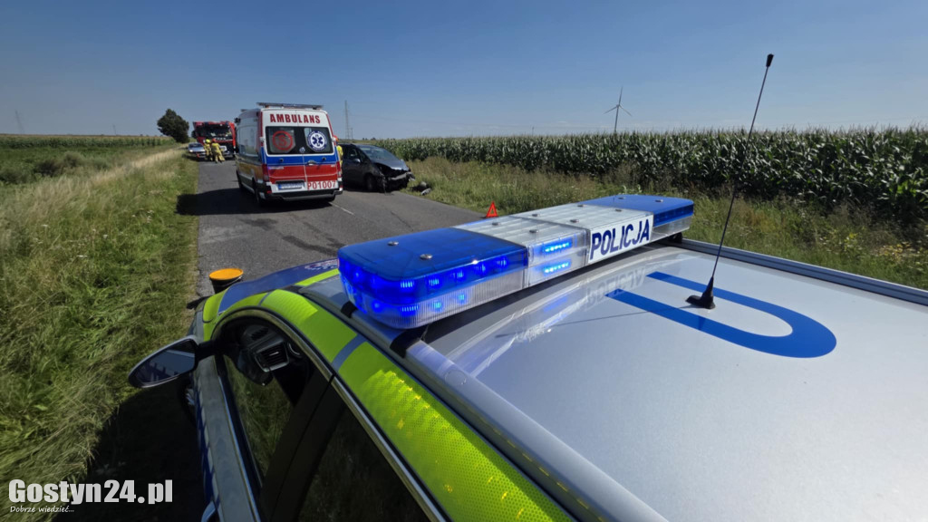 Zderzenie na trasie Strzelce Wielkie-Lipie