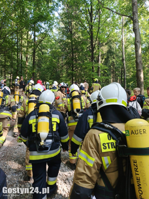 Strażacy OSP Gostyń weszli na Ślężę w szczytnym celu