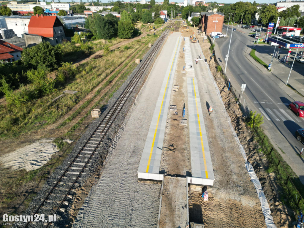 Trwa modernizacja linii kolejowej Gostyń-Kąkolewo