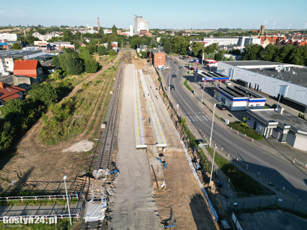 Trwa modernizacja linii kolejowej Gostyń-Kąkolewo