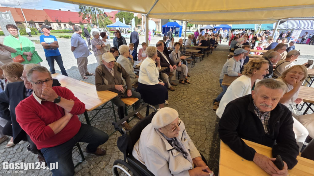 Dożynki Gminne na rynku w Pogorzeli