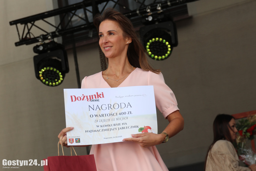 Dożynki Gminne na rynku w Pogorzeli