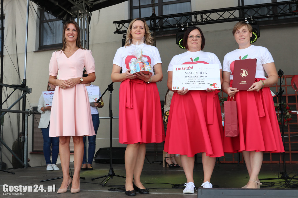 Dożynki Gminne na rynku w Pogorzeli