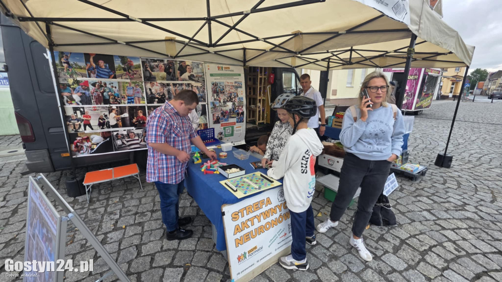 Piknik czytelniczy na gostyńskim rynku