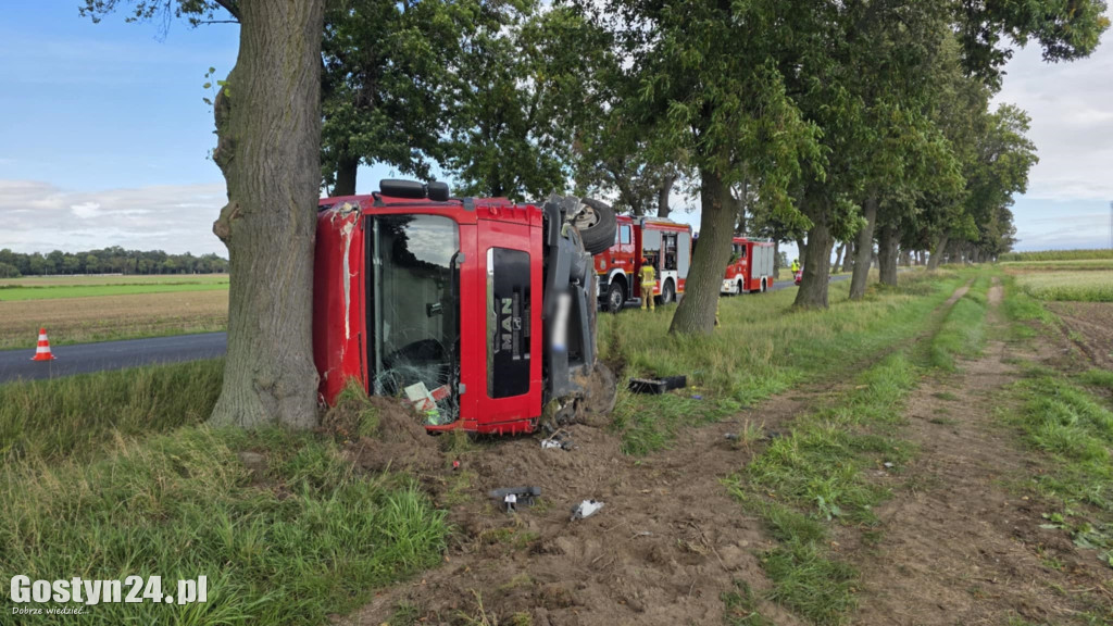 Zdarzenie na trasie Łęka Mała - Czarkowo