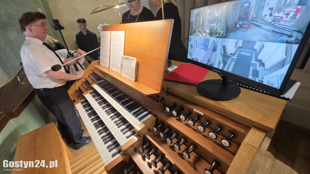 Poświecenie nowych organów w kościele w Krobi