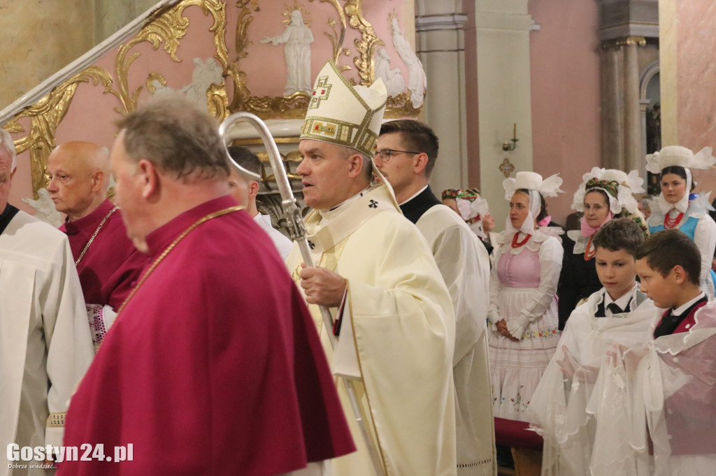 Poświecenie nowych organów w kościele w Krobi