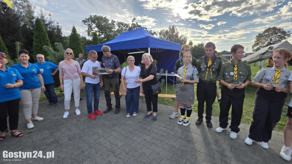 Biesiada harcerska nad Malińczą w Piaskach