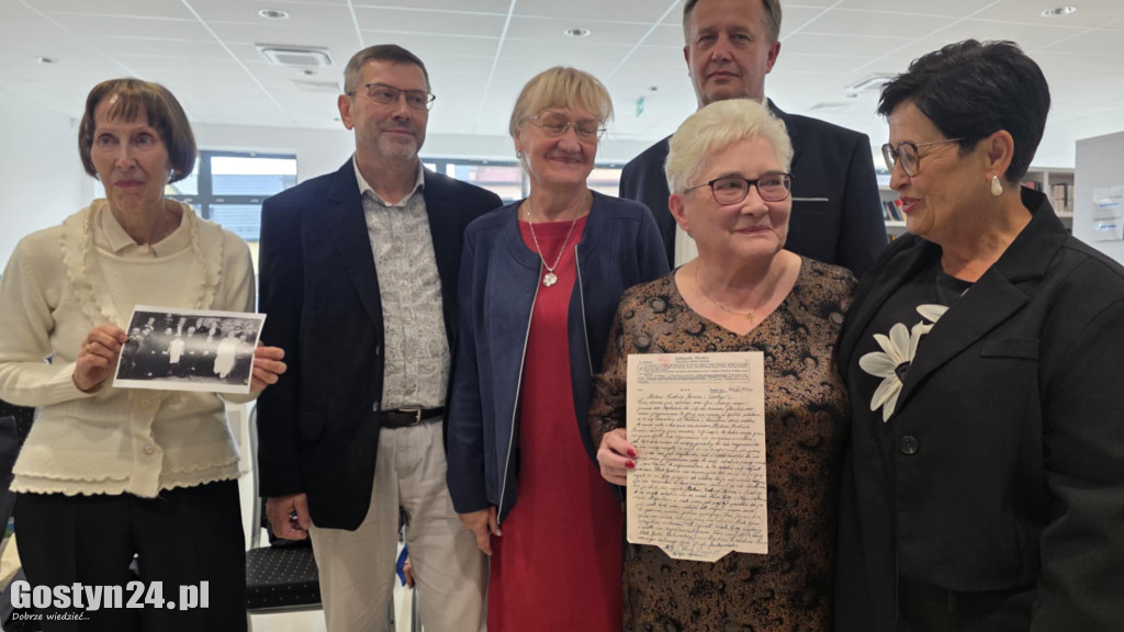 Przekazanie listu rodzinie zamordowanego przez nazistów Józefa Jankowiaka