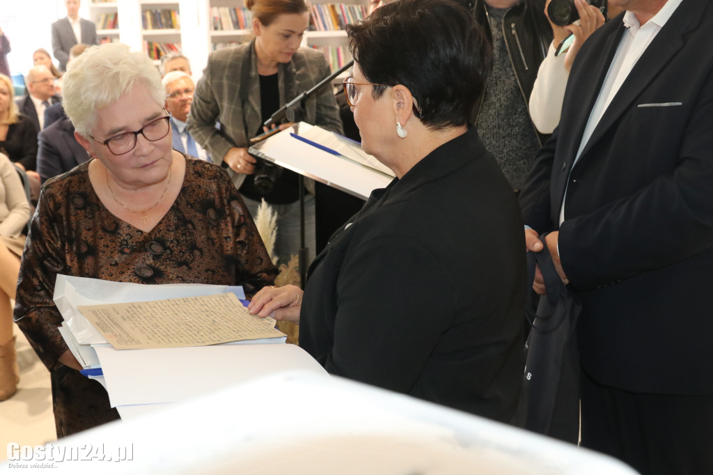 Przekazanie listu rodzinie zamordowanego przez nazistów Józefa Jankowiaka