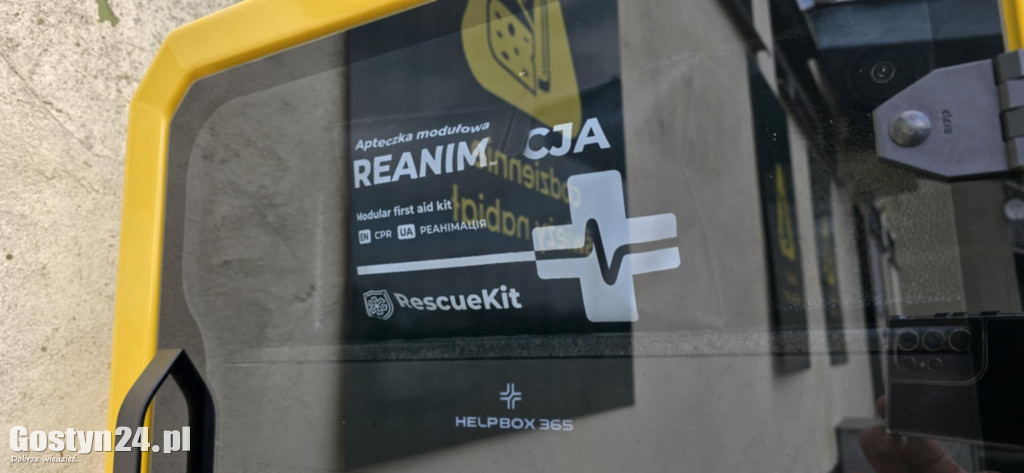 AED na paczkomacie w Łęce Wielkiej