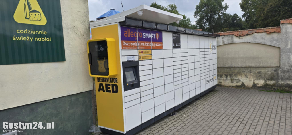 AED na paczkomacie w Łęce Wielkiej