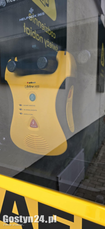 AED na paczkomacie w Łęce Wielkiej