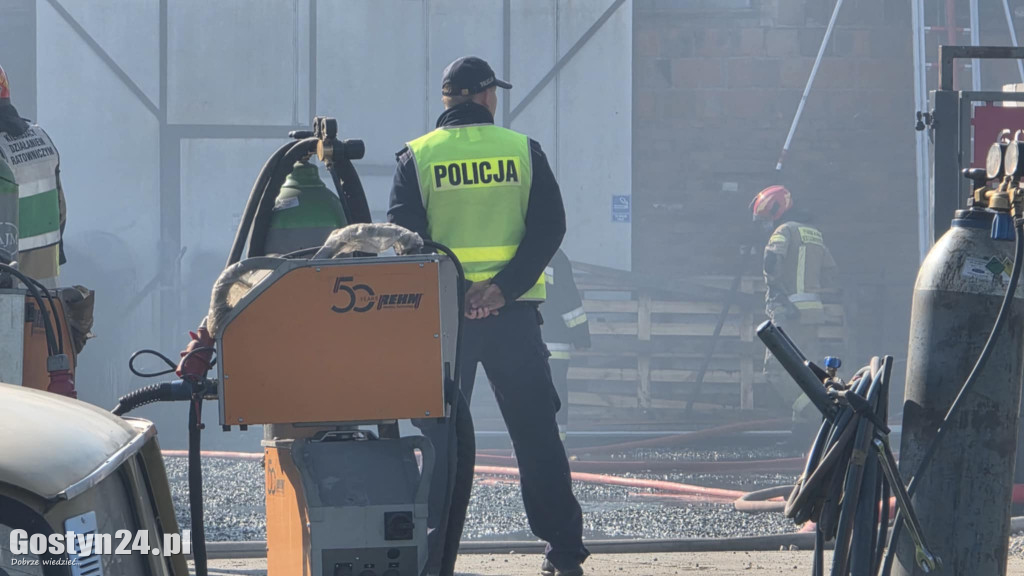Pożar hali w Czeliścinie, gmin Pępowo