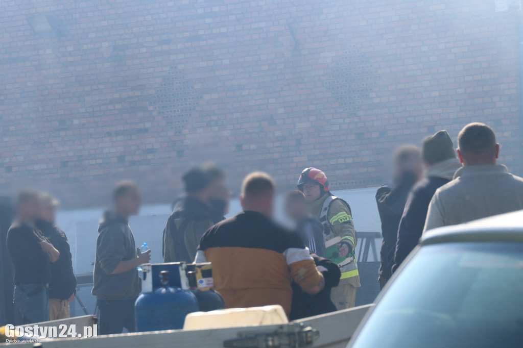 Pożar hali w Czeliścinie, gmin Pępowo