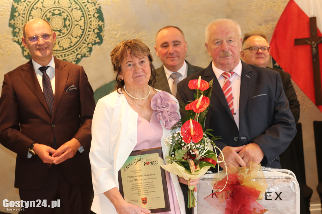Jubileusze małżeńskie w Poniecu