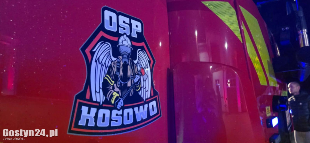 Powitanie nowego wozu w OSP Kosowo