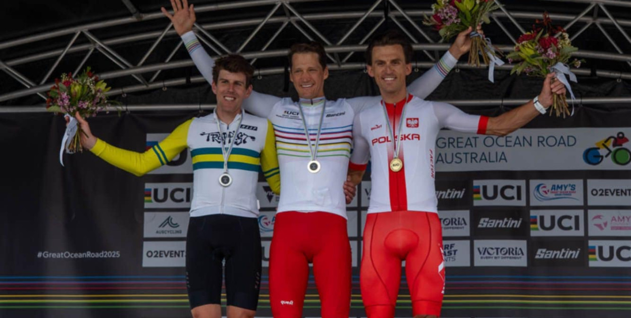 Strażak z Grabonoga trzecim kolarzem świata! Niesamowity wyczyn w Australii!