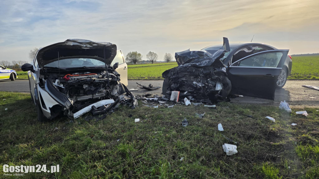 Wypadek na trasie Wziąchów-Pogorzela