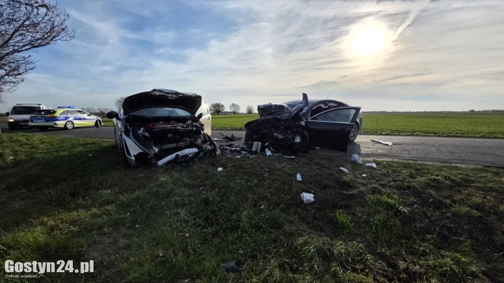 Wypadek na trasie Wziąchów-Pogorzela