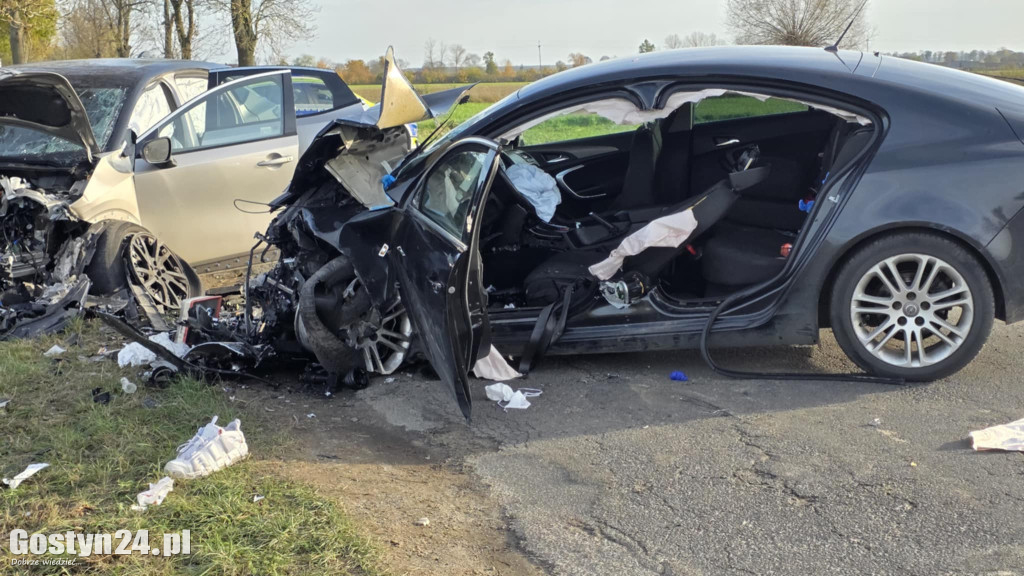 Wypadek na trasie Wziąchów-Pogorzela