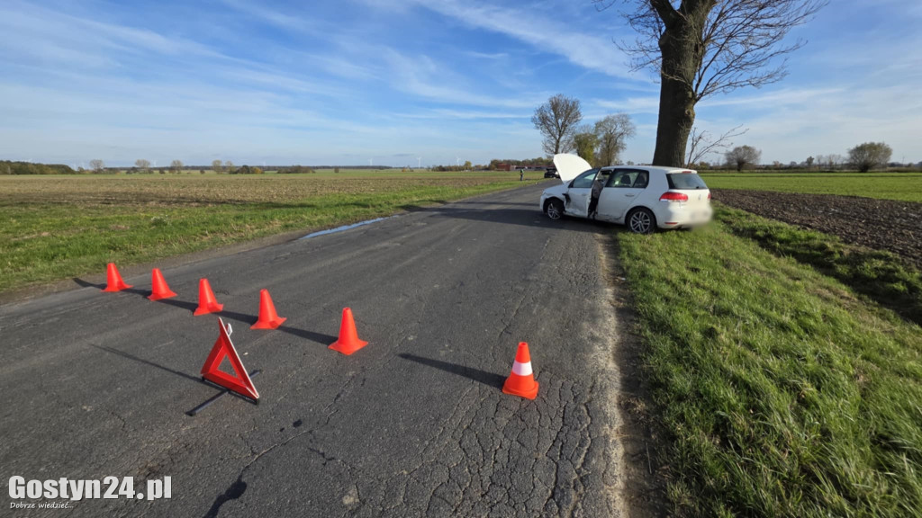 Wypadek na trasie Wziąchów-Pogorzela