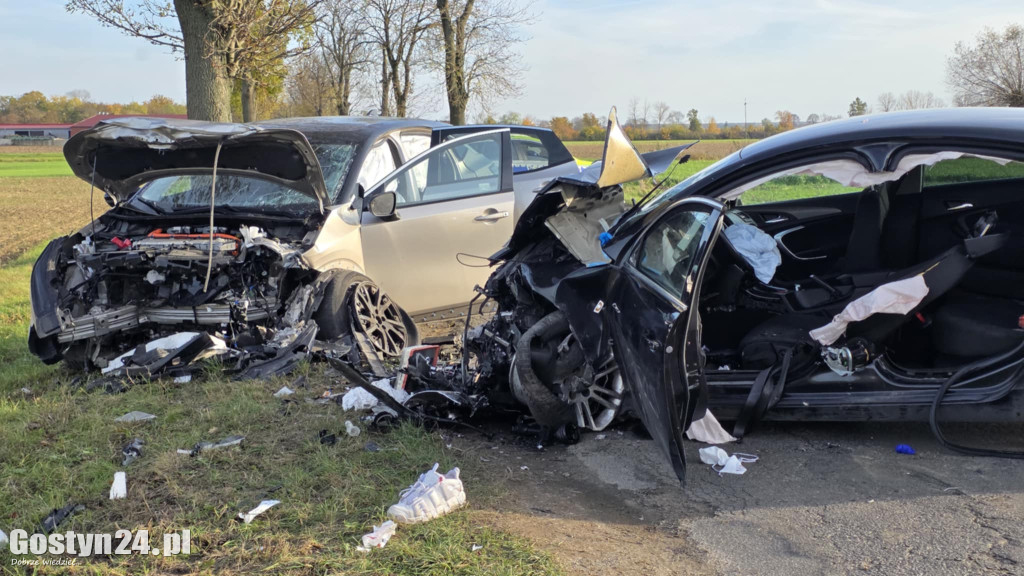 Wypadek na trasie Wziąchów-Pogorzela