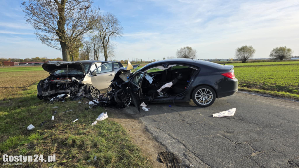 Wypadek na trasie Wziąchów-Pogorzela