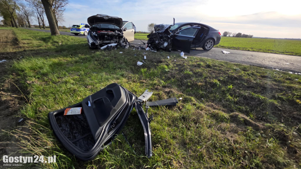 Wypadek na trasie Wziąchów-Pogorzela