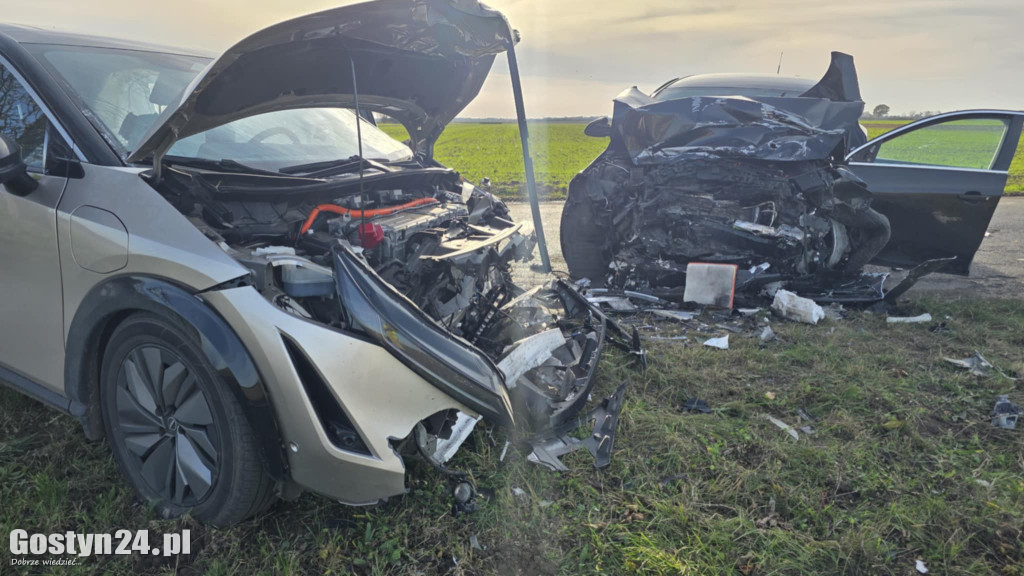 Wypadek na trasie Wziąchów-Pogorzela