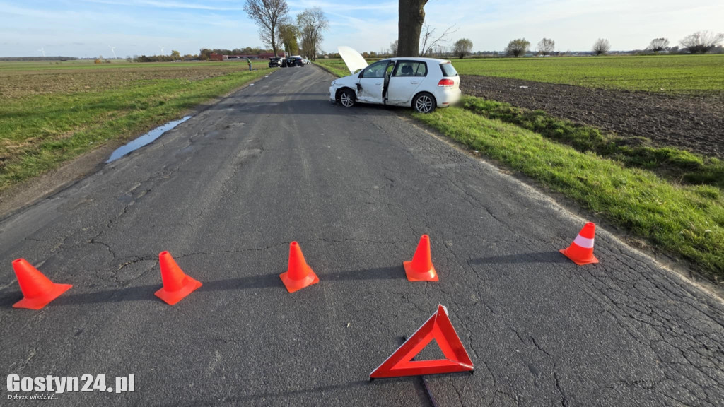 Wypadek na trasie Wziąchów-Pogorzela