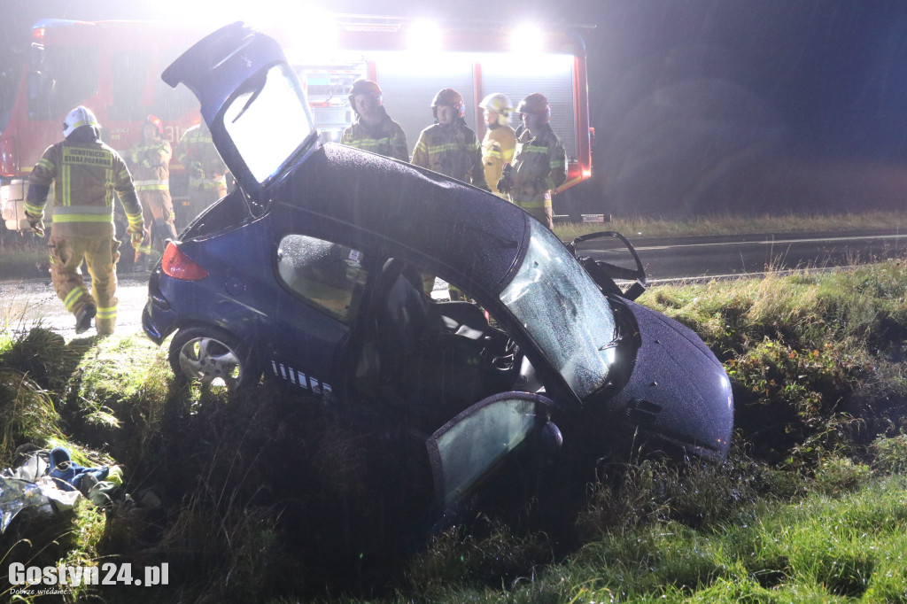 Trzy samochody zderzyły się na DK12 pod Gostyniem