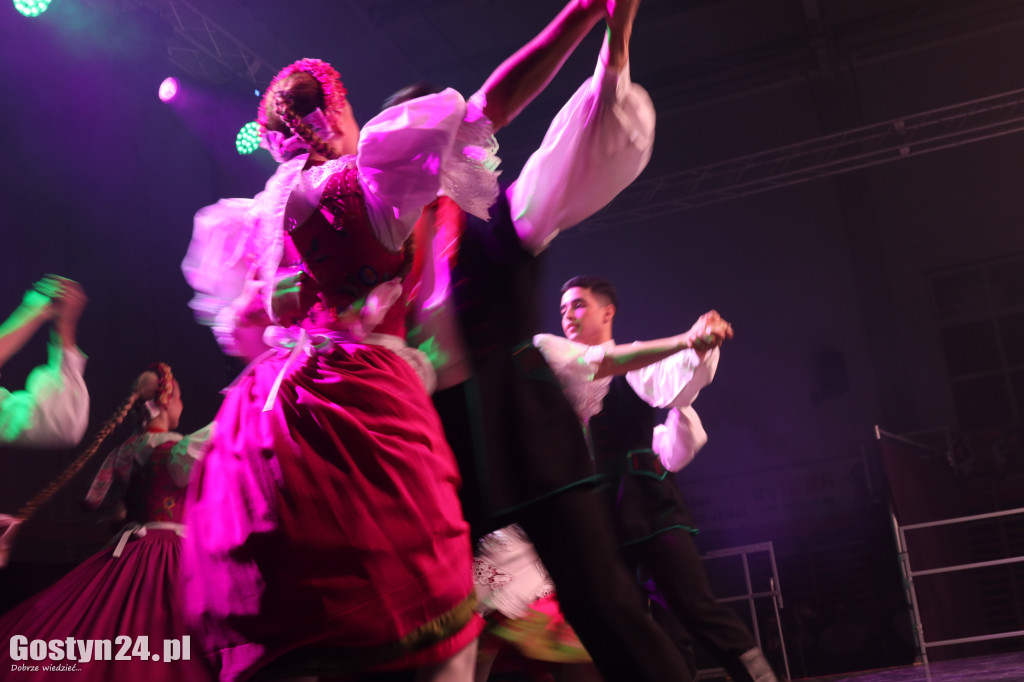 Zespół Pieśni i Tańca Śląsk na scenie w Gostyniu