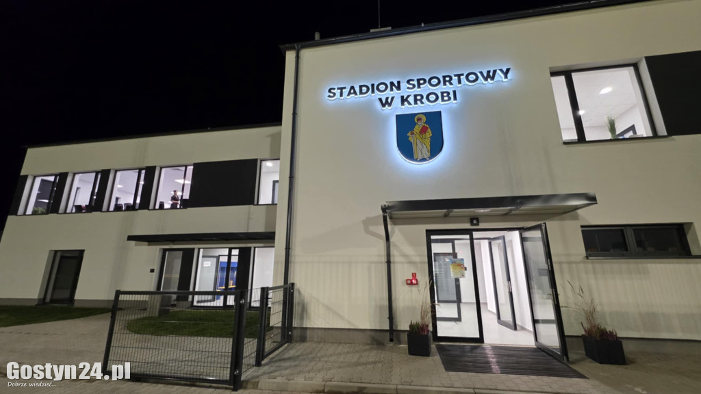 Otwarcie nowego stadionu w Krobi